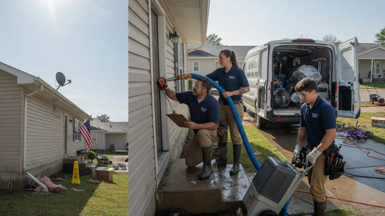 Ceiling Water Damage Restoration in Emmett, KS near me